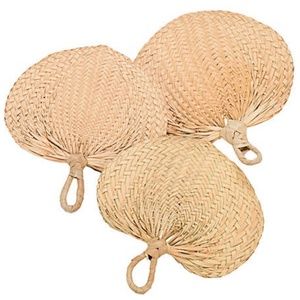 48 Raffia Fans